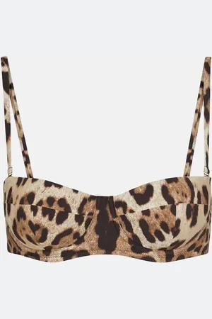 Dolce & Gabbana Leopard-print bikini top