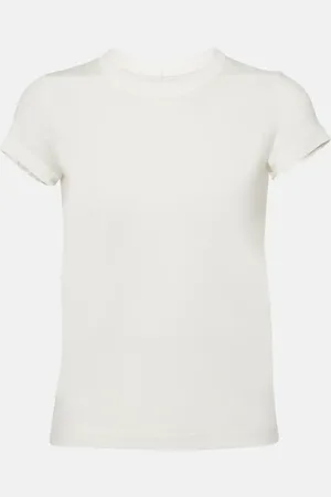 Rick Owens Cropped cotton jersey T-shirt