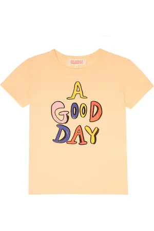 The Animals Observatory Hippo printed cotton T-shirt