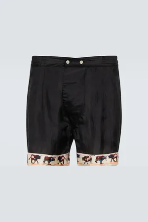 BODE Taureau printed silk boxers