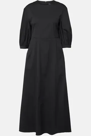 Max Mara Clea cotton-blend poplin midi dress