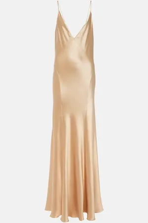 Saint Laurent Silk satin gown