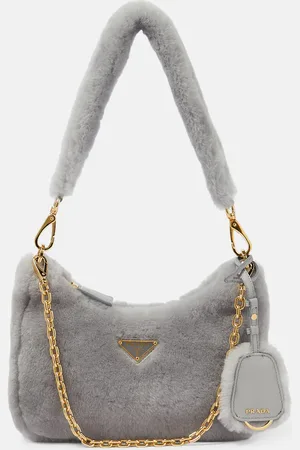 Prada Re-Edition 2005 shearling shoulder bag