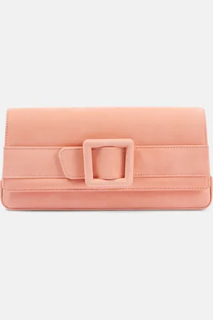Manolo Blahnik Maygot suede clutch