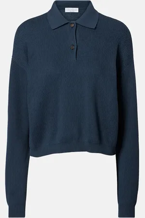 Brunello Cucinelli Cotton polo sweater