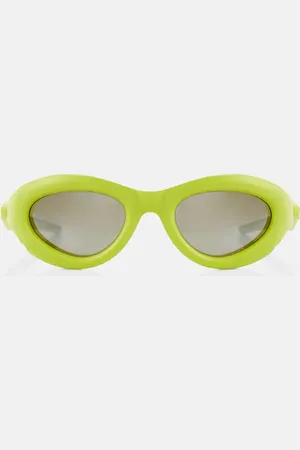 Bottega Veneta Oval acetate sunglasses
