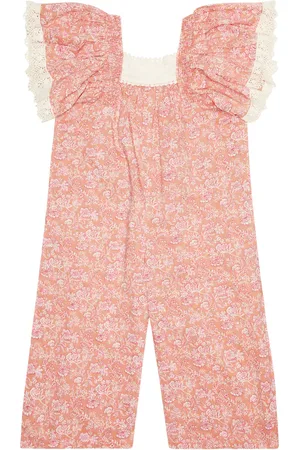 Louise Misha Irene floral cotton jumpsuit