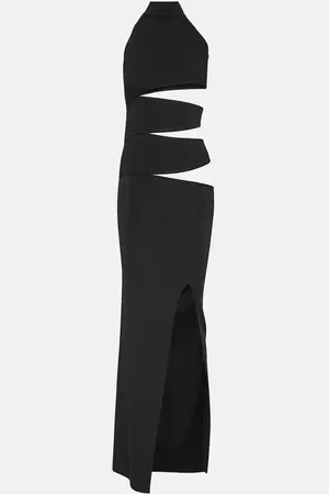 AYA MUSE Dione cutout jersey maxi dress