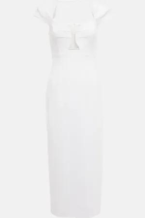 Roland Mouret Cap sleeve midi dress