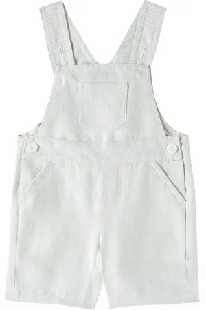BONPOINT Baby Farell cotton and linen overalls