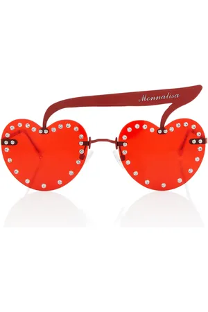 MONNALISA Embellished heart-shaped sunglasses