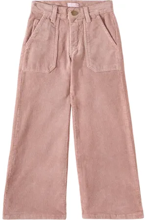 La Coqueta Enola cotton corduroy wide-leg pants