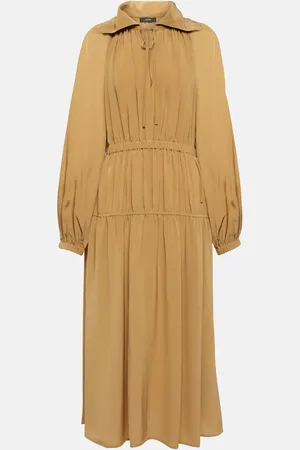 Joseph Dryden silk crÃªpe de soie midi dress