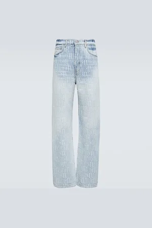 AMIRI Logo jacquard denim pants