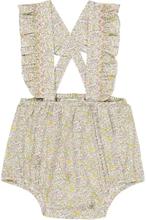 BONPOINT Baby Akissi floral cotton playsuit