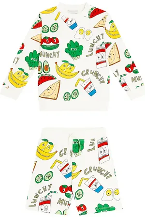 Stella McCartney Printed cotton fleece tracksuit