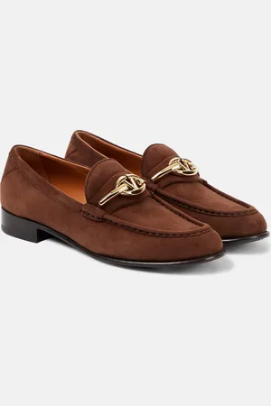 VALENTINO GARAVANI VLogo Gate suede loafers