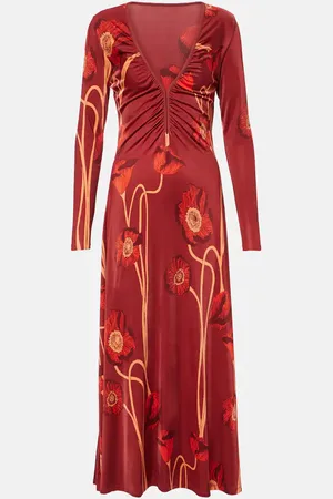 JOHANNA ORTIZ Floral jersey maxi dress