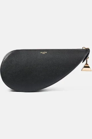 Alaïa Le Demi CÅur leather clutch