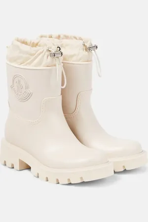 Moncler Kickstream logo rain boots