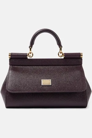 Dolce & Gabbana Sicily Small leather tote bag