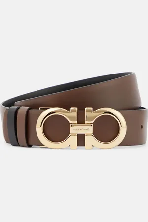 Salvatore Ferragamo Gancini reversible leather belt
