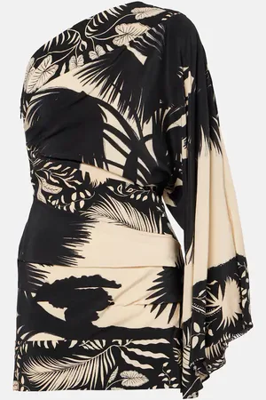 JOHANNA ORTIZ Forest printed silk minidress