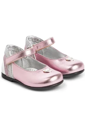 MONNALISA Baby leather ballet flats