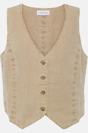 Velvet Mylie linen vest
