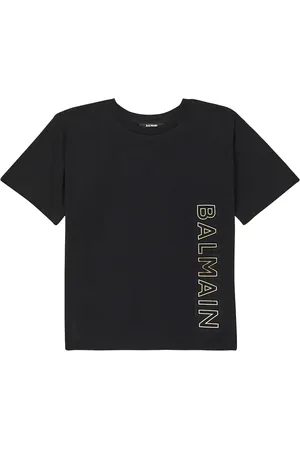 Balmain Printed cotton jersey T-shirt