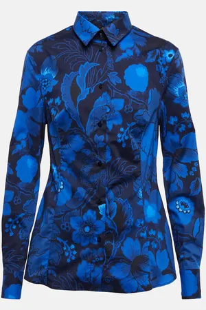 Etro Floral cotton-blend shirt