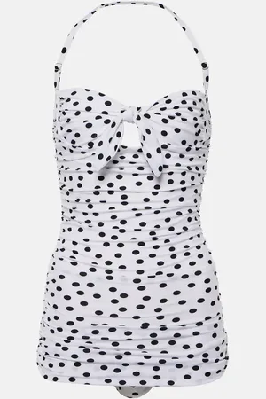 Dolce & Gabbana Polka-dot halterneck swimsuit