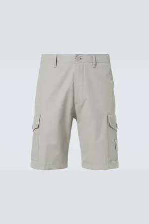Stone Island Ghost Compass cotton cargo shorts