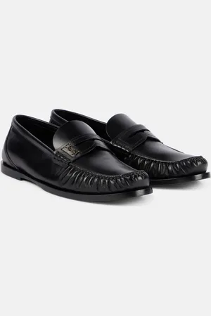 Saint Laurent Laurent leather penny loafers