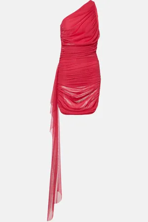 The Sei Drape-detail ruched chiffon minidress