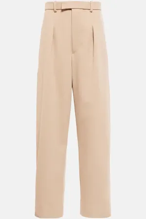WARDROBE.NYC High-rise straight wool pants