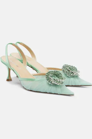 Mach & Mach Galaxy 65 embellished slingback pumps