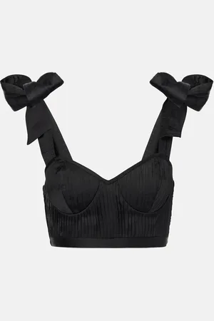 POUPETTE ST BARTH Carla halterneck crop top