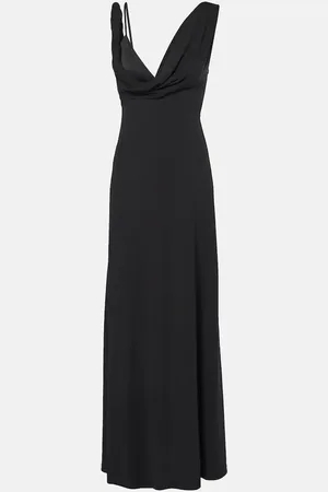 Totême Twist draped crÃªpe jersey maxi dress