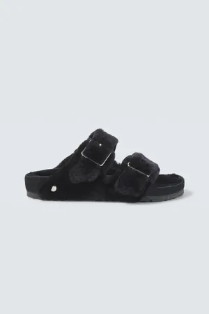 Birkenstock Arizona 1774 shearling-lined suede sandals