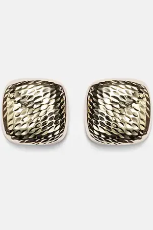 STONE AND STRAND Bond 14kt oversized earrings