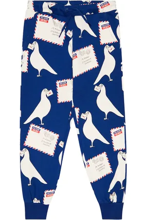 Mini Rodini Printed cotton jersey sweatpants