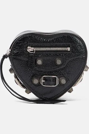 Balenciaga Le Cagole Heart leather coin purse
