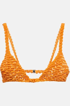 Roberta Einer Beaded cotton bralette