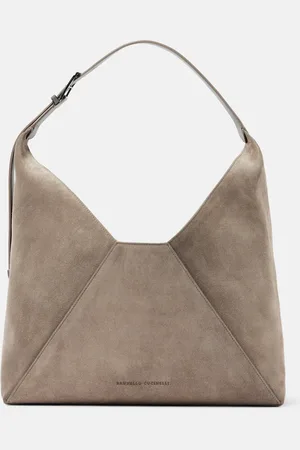 Brunello Cucinelli BC Duo suede shoulder bag