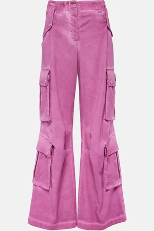 Dolce & Gabbana Mid-rise cotton flared cargo pants