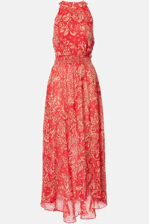 POUPETTE ST BARTH Celie printed halterneck maxi dress