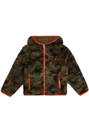Ralph Lauren Camouflage faux shearling jacket