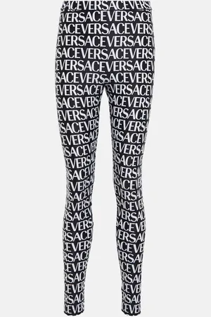 VERSACE Logo-print leggings