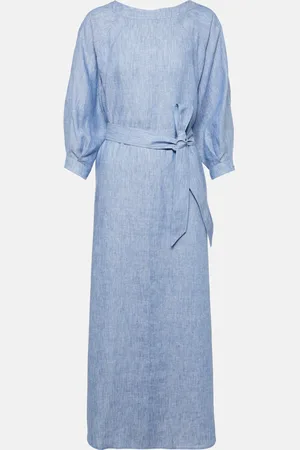 Loro Piana Mina linen midi dress